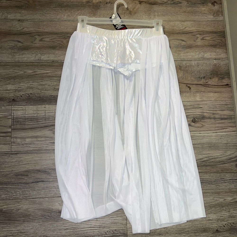 NWT short and skirt iridescent costume 🤍